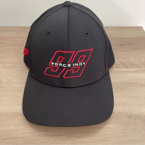 The Game Other - NWT The Game 99 Force Indy Black Cap with Red Embroidery